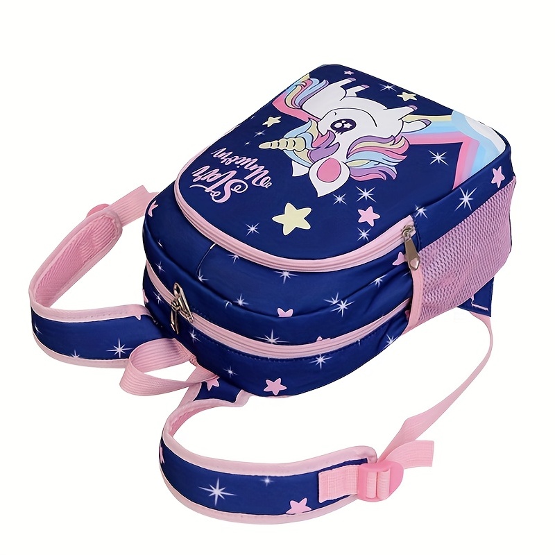 Kids' Cartoon Pony School Bag Lightweight Backpack