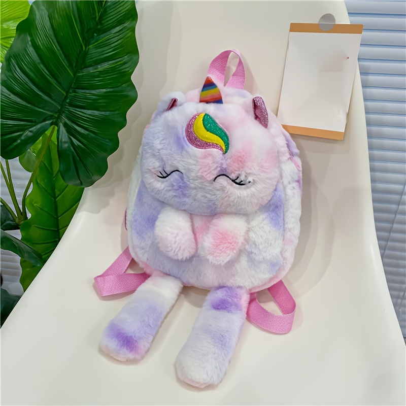 Unicorn on sale plush backpack