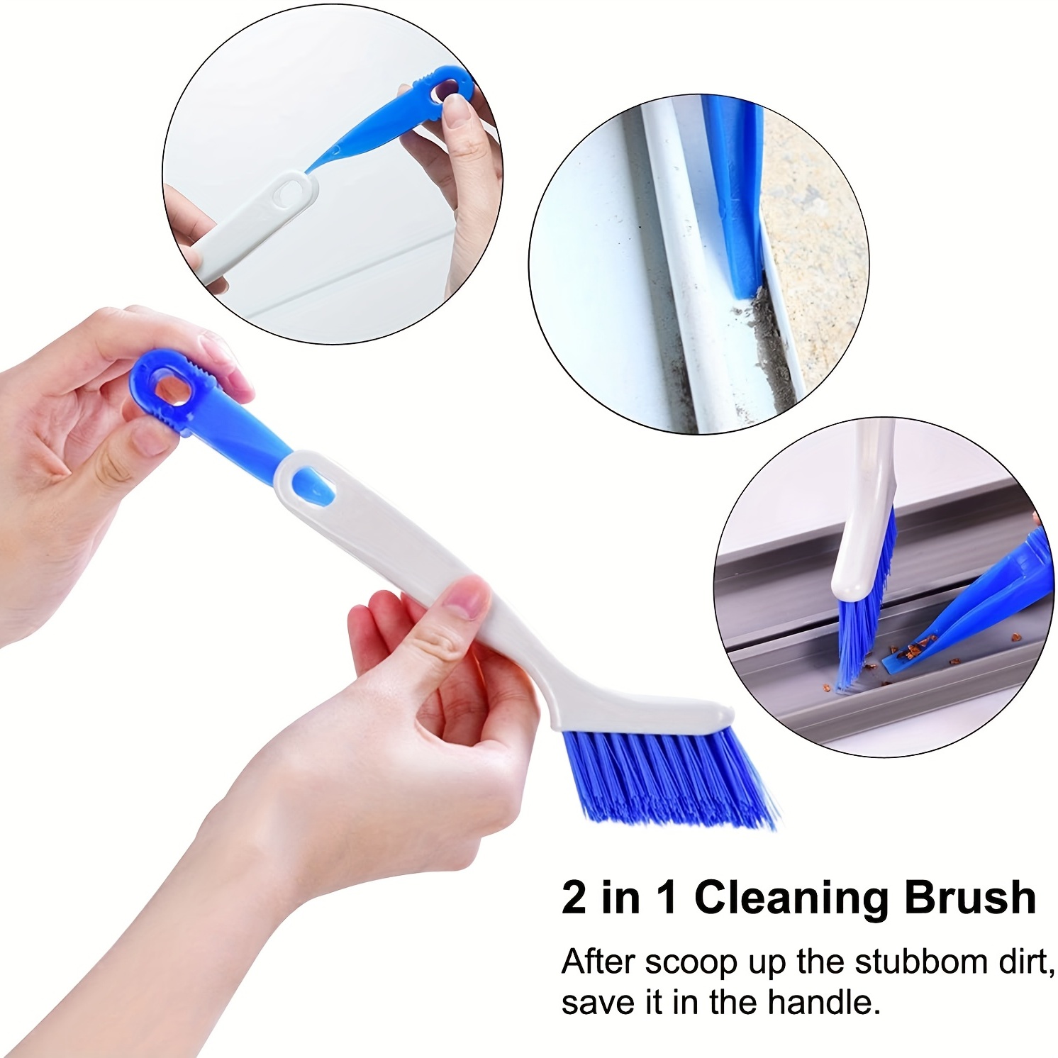 10pcs, Small Cleaning Brush For Narrow Spaces, Slot Brush, Long Handle  Crevice Brush, Detailing Brush, Groove Brush, Multifunctional Small Brush,  For