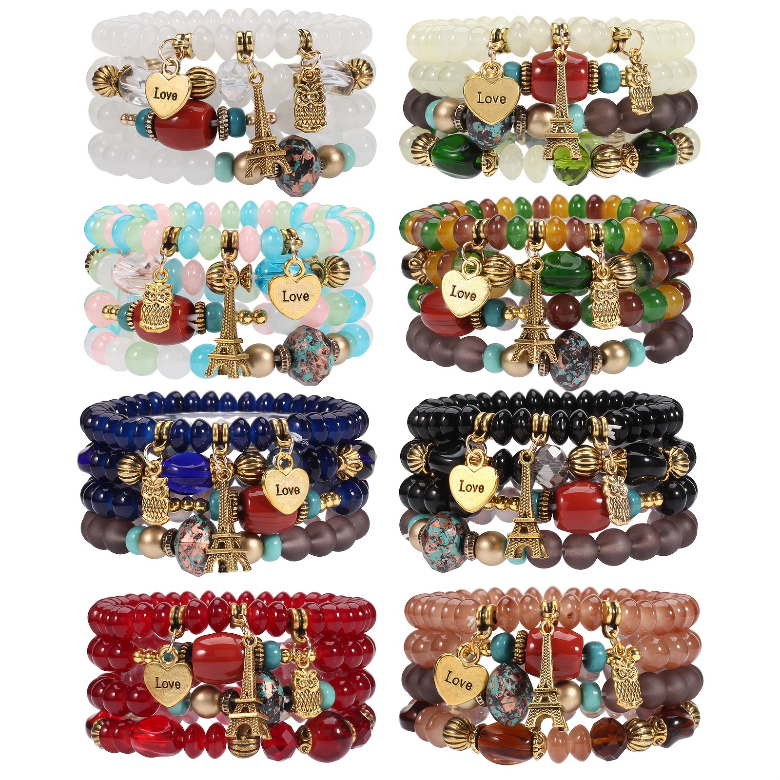 DAXI boho abalorios pulseras cuentas para pulseras para mujer