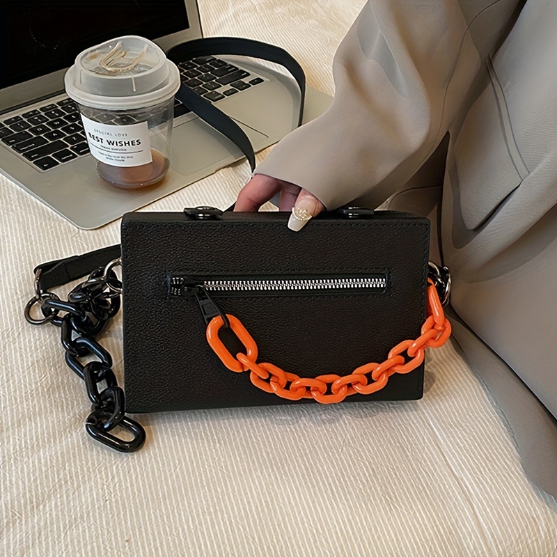 Boxy Chain Crossbody Bag | PEDRO