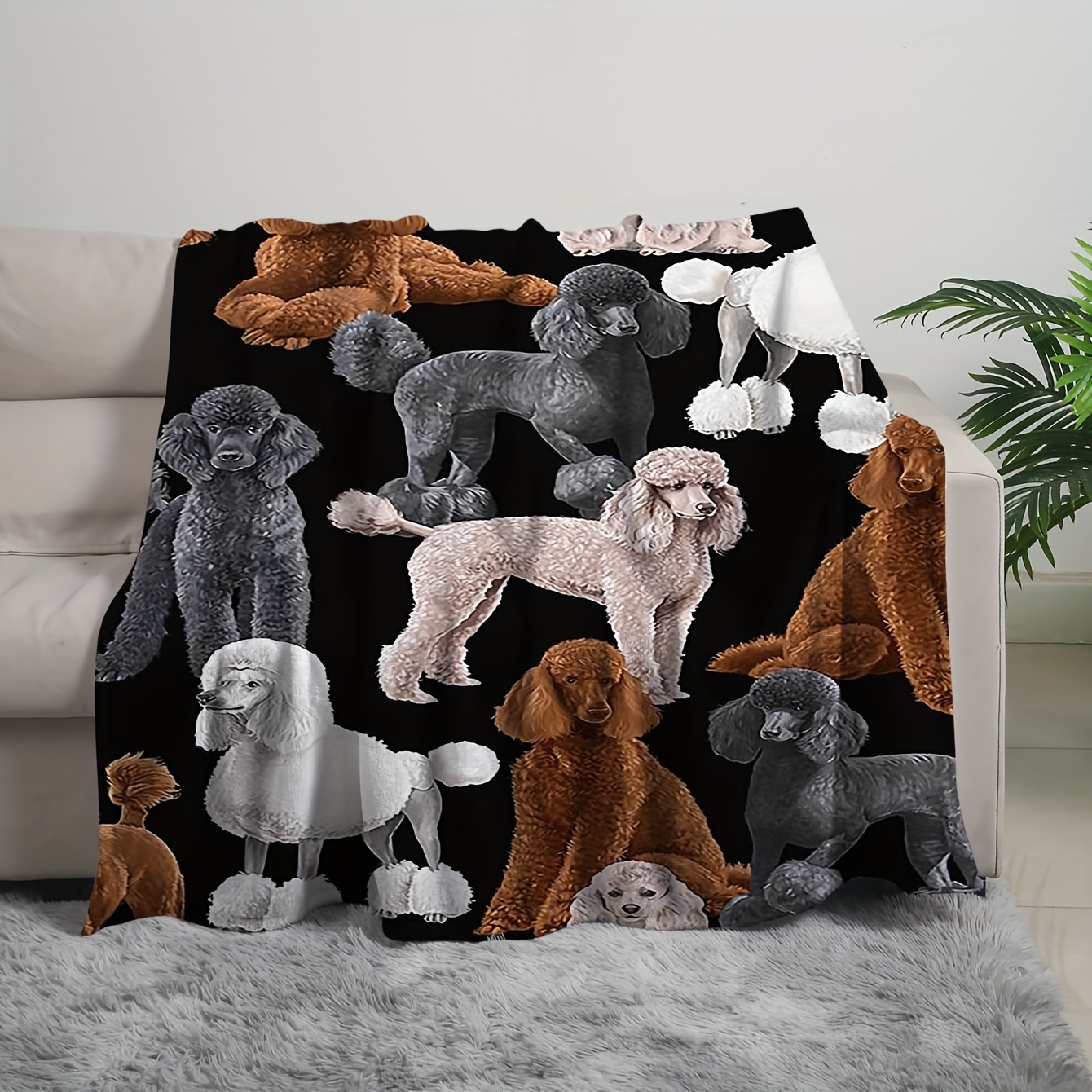 Poodle blanket sale