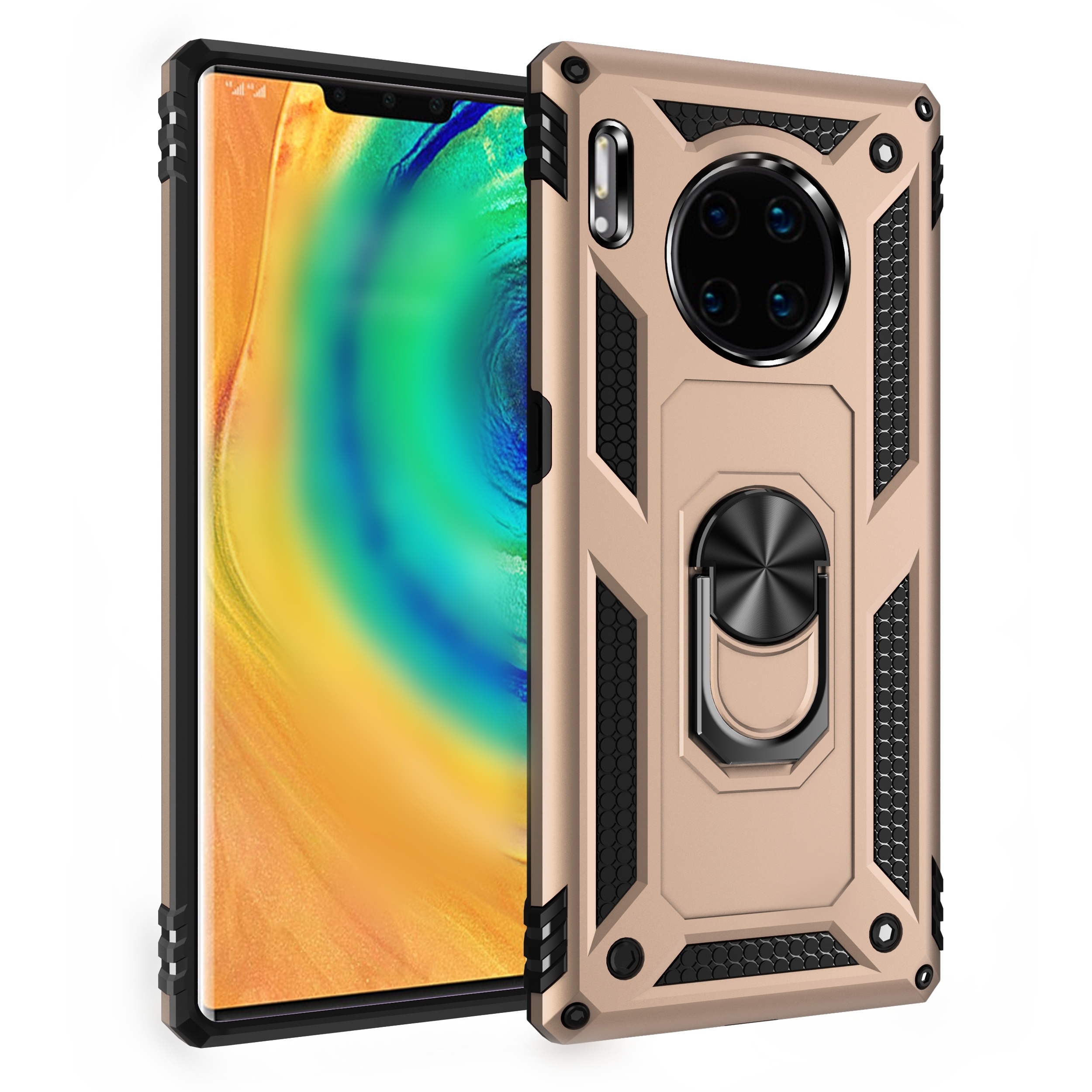 for Mate 20 Lite Cover Case for Huawei Mate 20 Lite Case Armor Military  Shockproof Ring