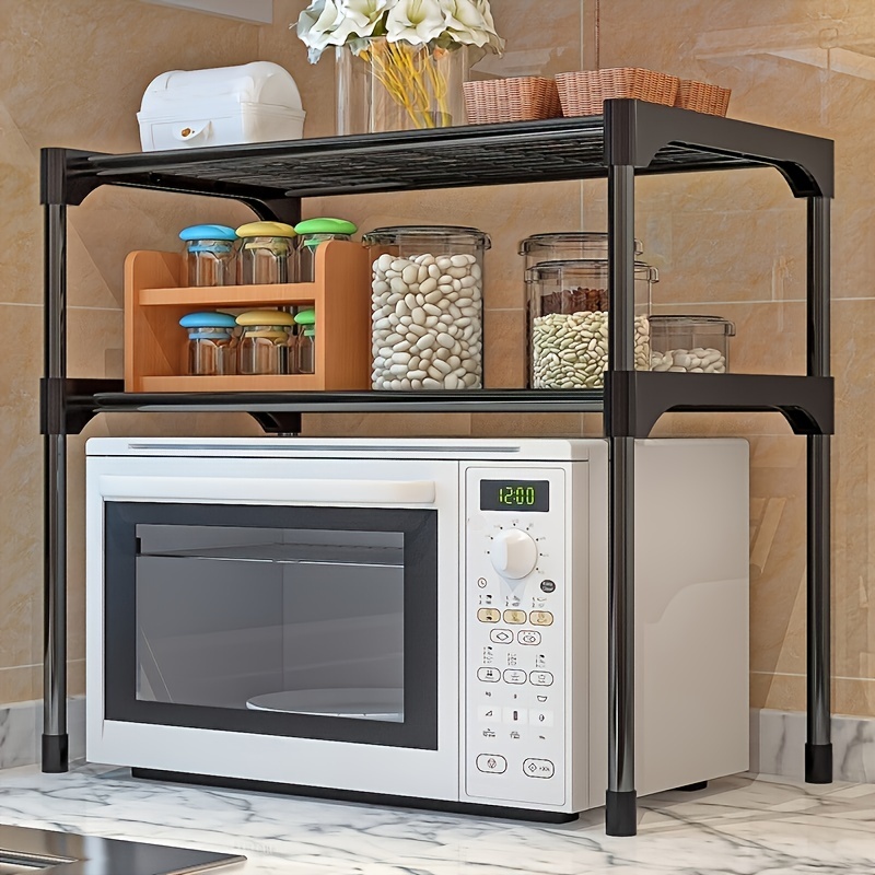 Microwave Oven Rack, Kitchen Counter Top Shelf Organizer