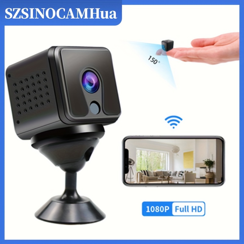 CAMERA DE SURVEILLANCE Mini caméra espion IP sans fil WiFi HD 1080P vision  de nuit de sécurité à la maison cachée