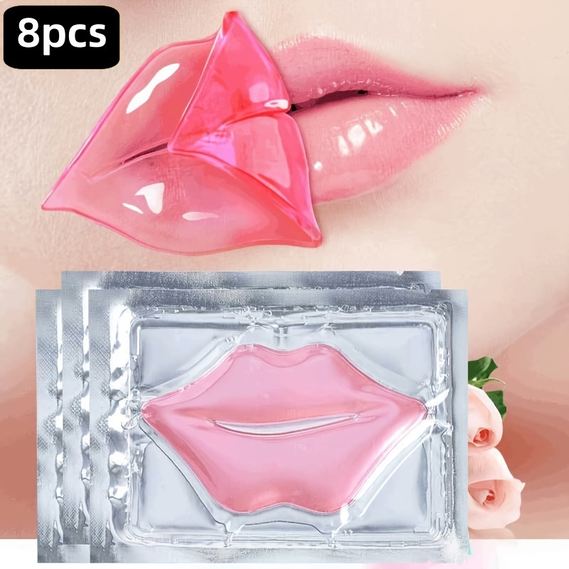 

8pcs Lip Mask Lip Balm Lighten Lip Lines Hydrating Moisturizing Lip Balm Women's Jelly Sleep Balm