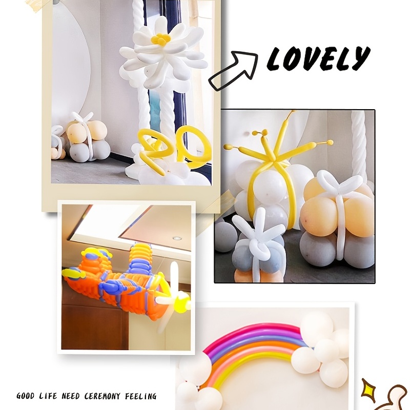 Long Strip Thickened Balloon, Décoration de forme de dessin animé pour  enfants, Ballon long magique avec pompe Jouet étudiant - Temu Belgium