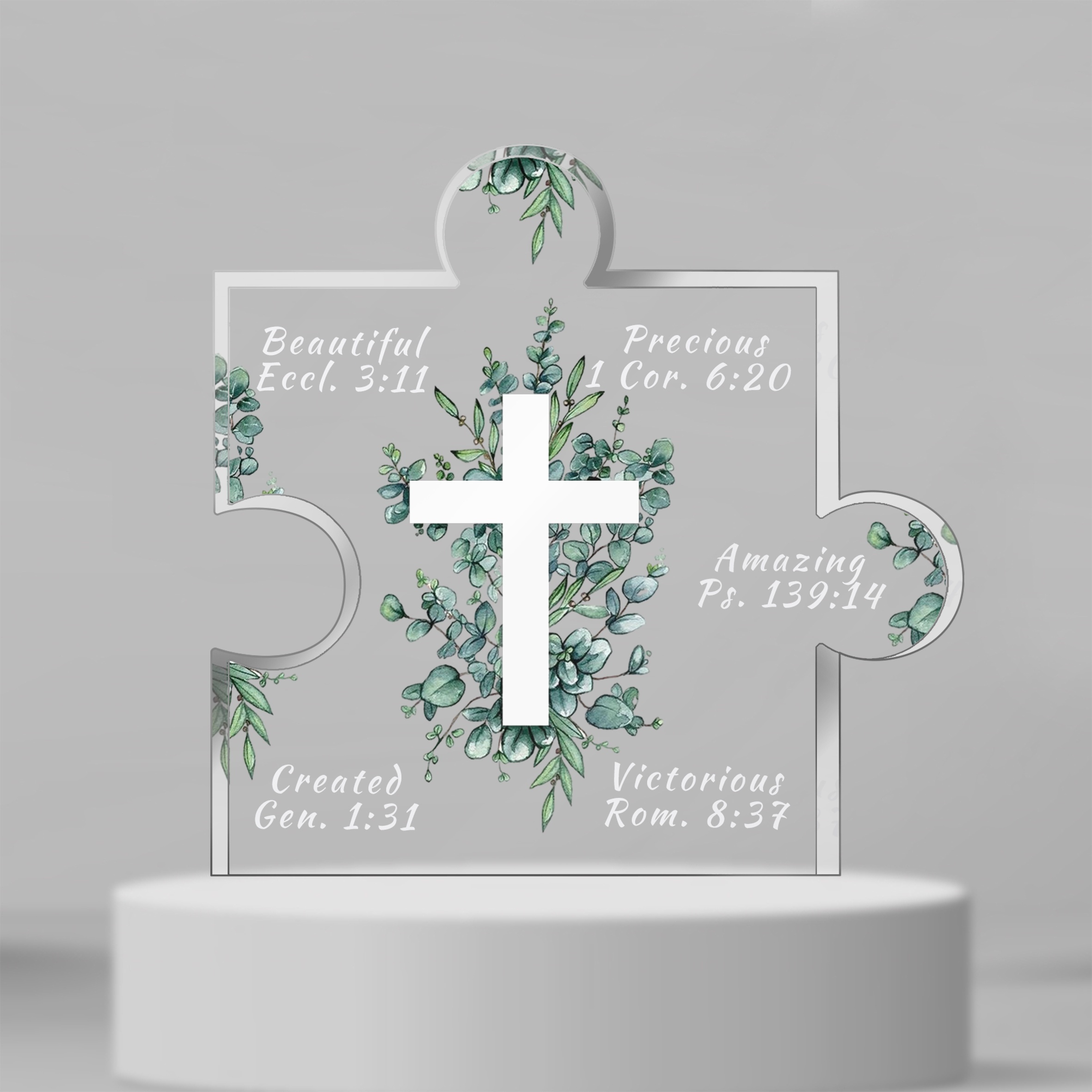 Transparent Acrylic Decor Spiritual Shape Encouragement Gifts