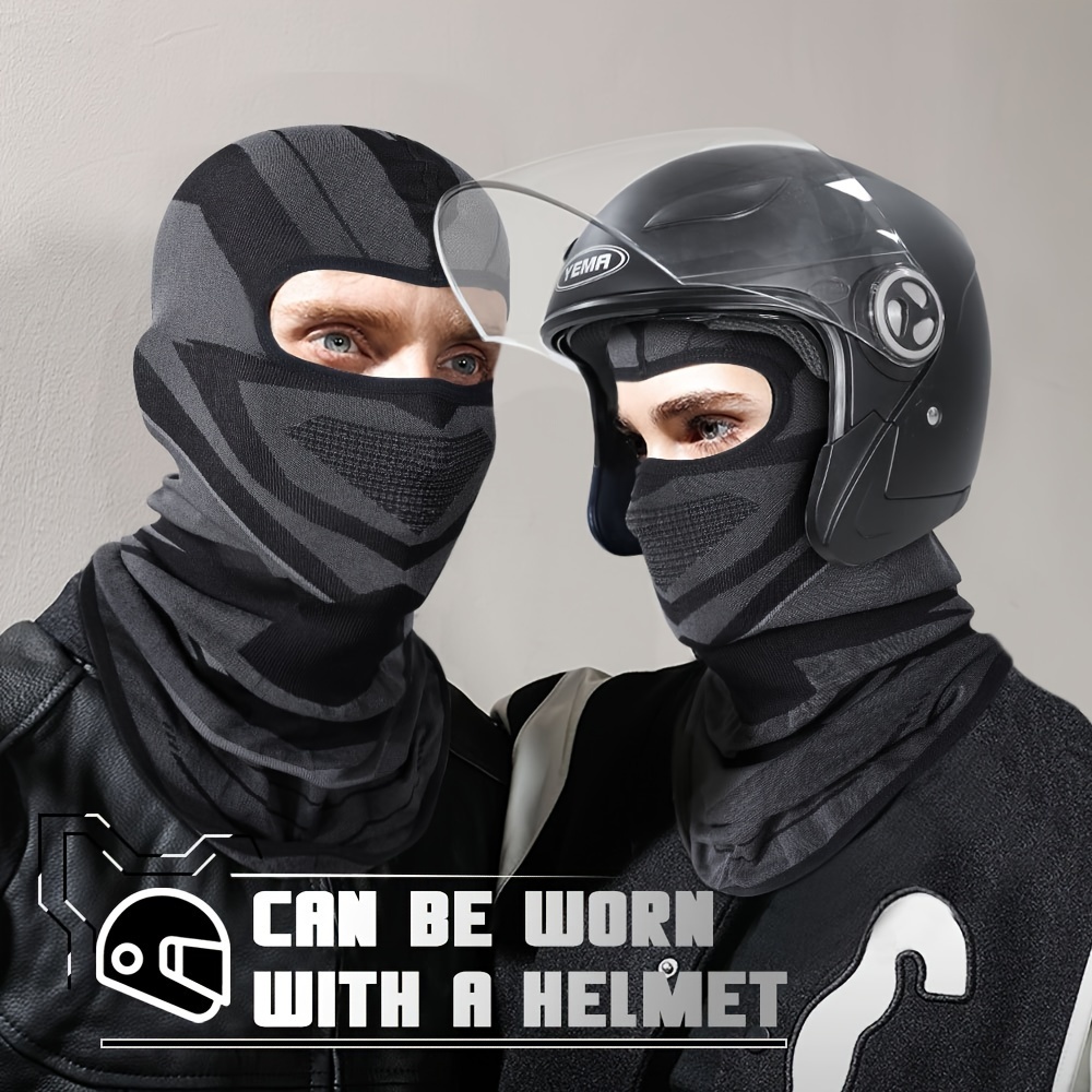 * Winter Thermal Balaclava Ski Mask, Outdoor Sports Mask, Helmet Liner,  Windproof Full Face Mask Neck Gaiter For Men Women