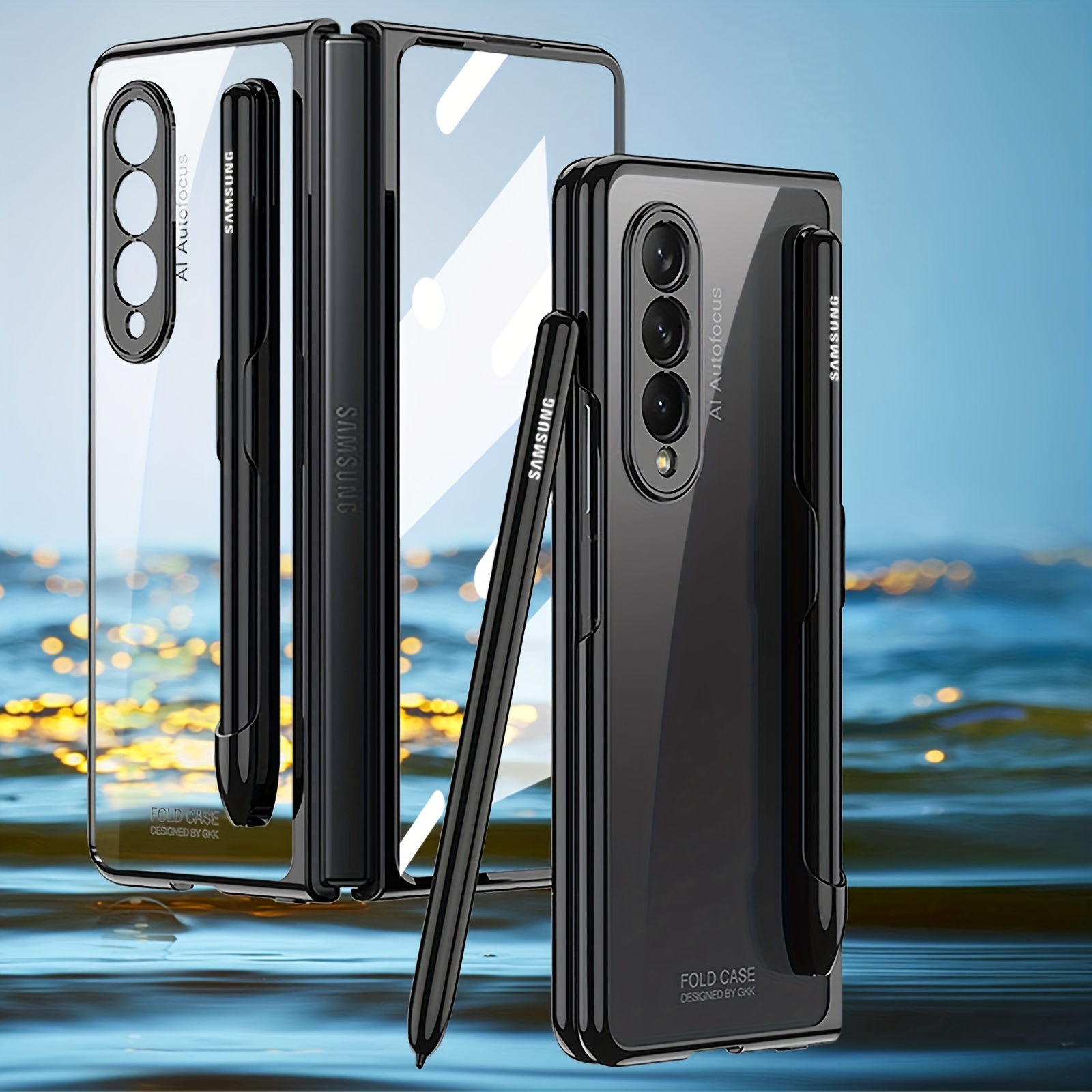  Carcasa trasera para teléfono compatible con Samsung Galaxy Z  Flip 5, con ranura para tarjetas, funda delgada de piel sintética de alta  calidad, cuerpo completo, resistente, con pantalla incorporada, : Celulares