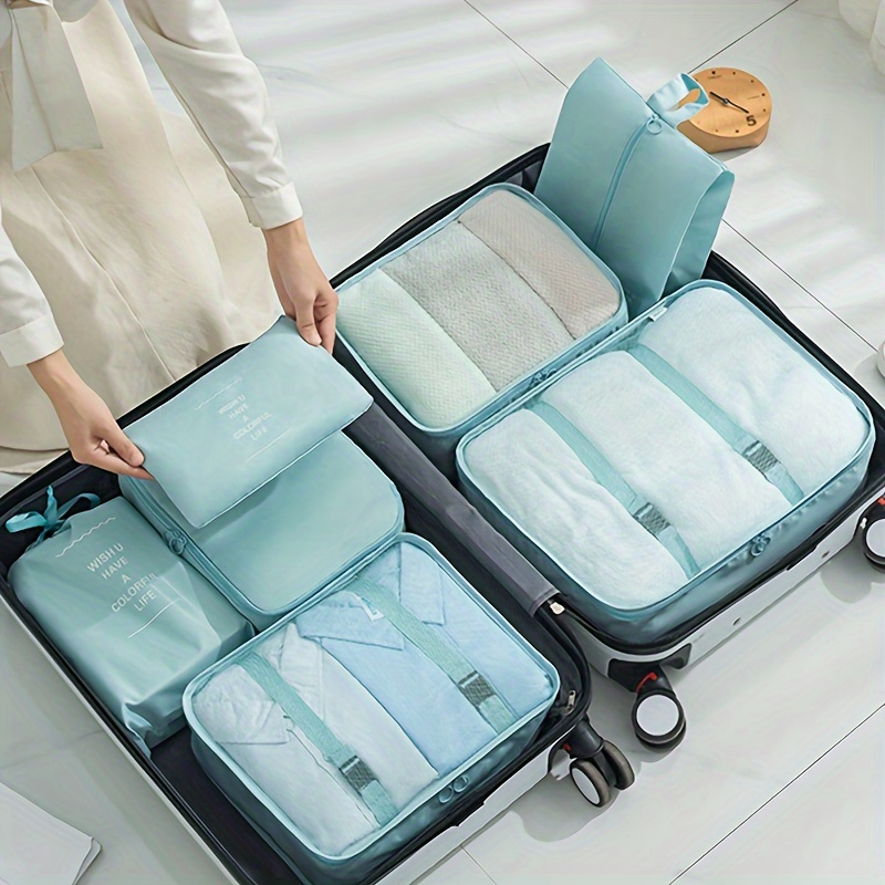 6pcs/set High Capacity Waterproof Travel Large Storage Bags