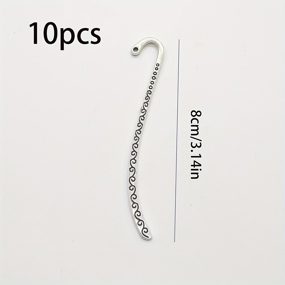 10pcs Wholesale Silver Bookmark Blanks - Metal Bookmarks - Blank