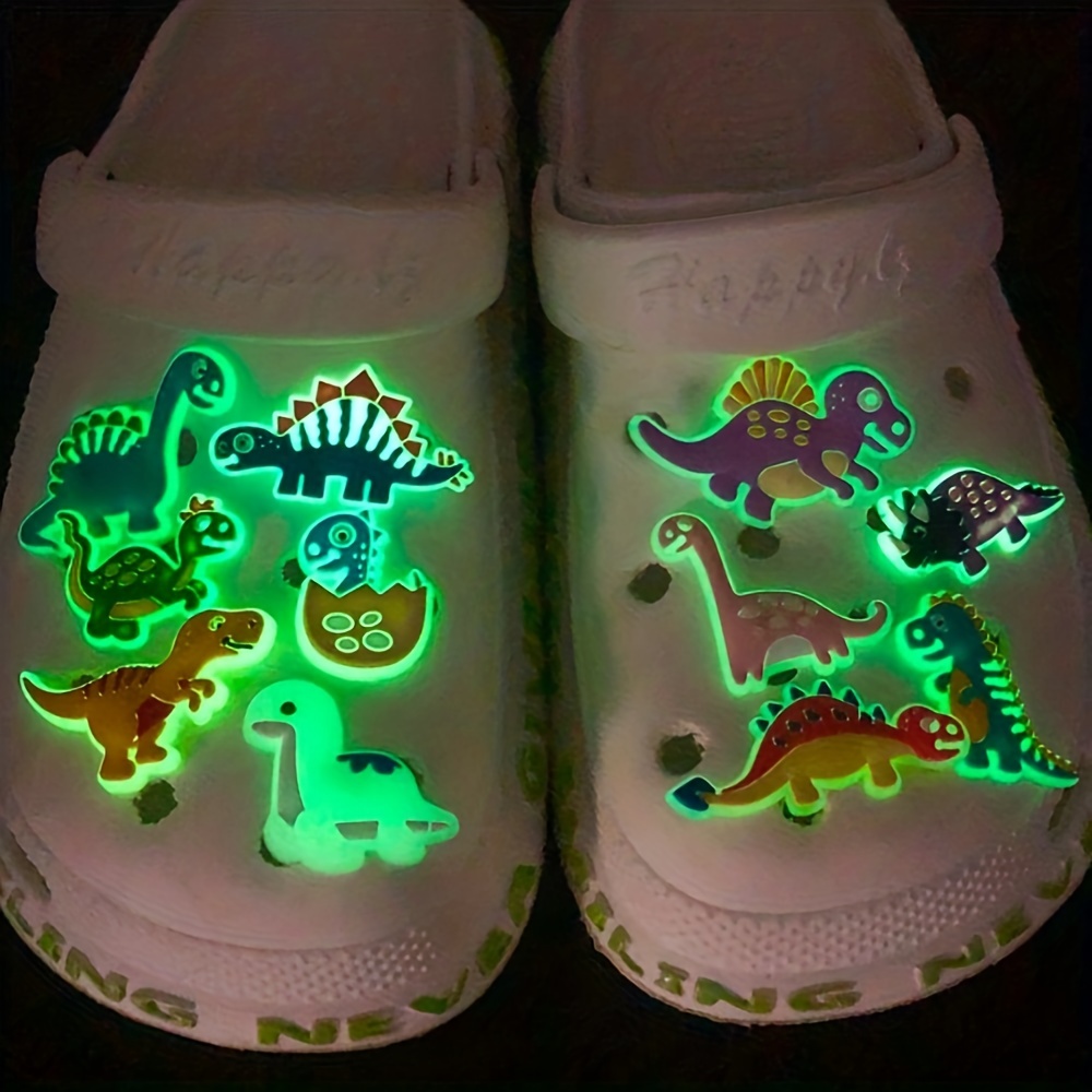 Luminous Charms For Crocs Accessories Glowing In The Dark Shoe Decorations  Clogs