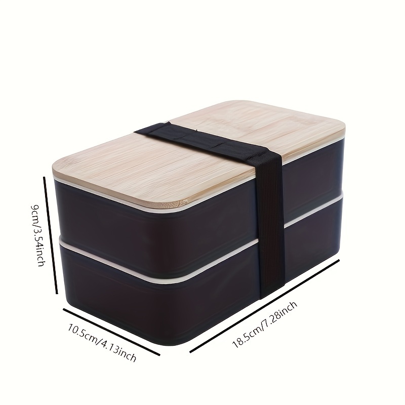 2-Tier Bento Boxes Lunch Containers for Adults Microwavable Bento Boxes,  Reusable Lunch Box, 1 - Baker's