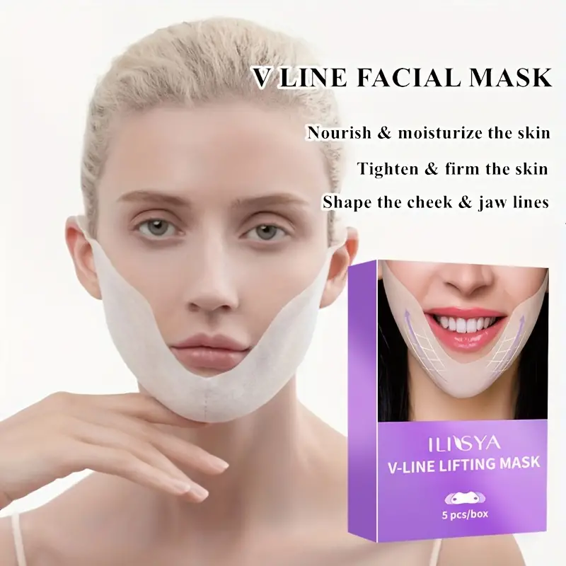 V line Lifting Mask Caffeine Face Mask Firming V shape - Temu Canada