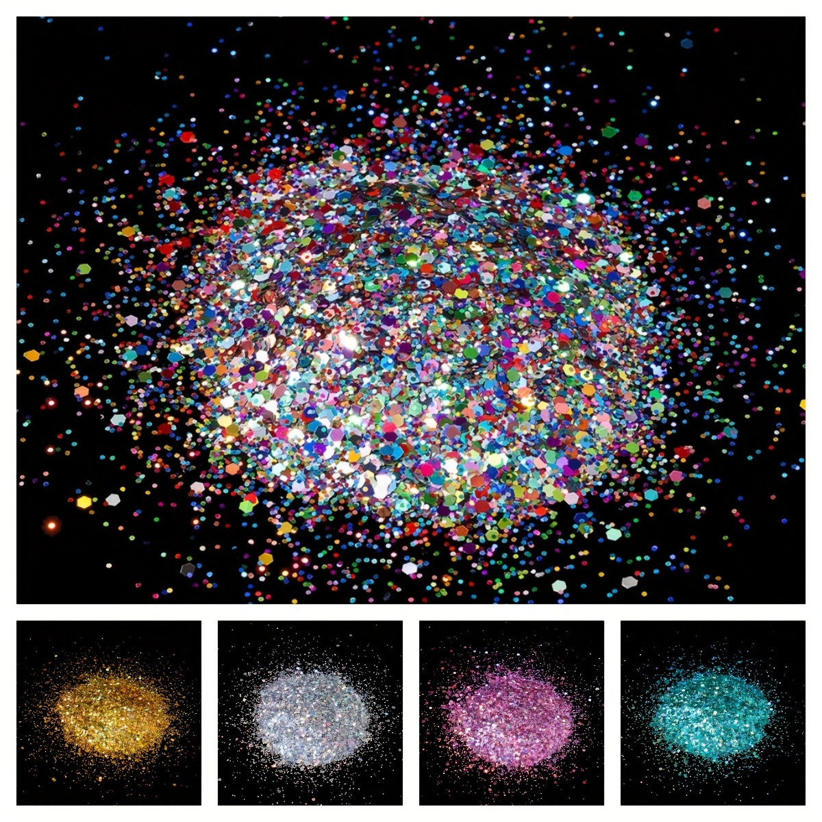 

10g Iridescent Glitter For Epoxy Resin, Chunky Fine Craft Glitter, Non-toxic, Other Material, With Use Without Power For Resin Art, Making Supplies