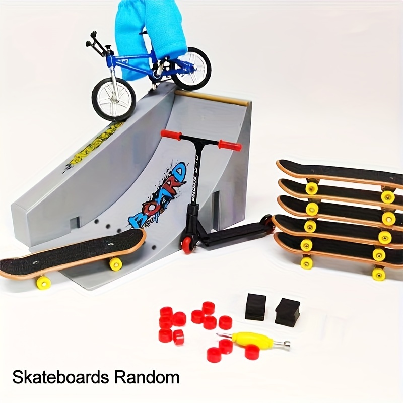 Mini Finger Skateboard Hand Board Skateboards Skate Park Kit Mini