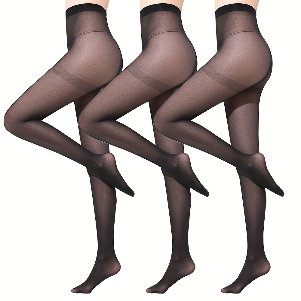 1pc Cute Bowknot Design Ultra-thin Sheer Tights For Women, Could Be Cut  Into Stockings Or Pantyhose