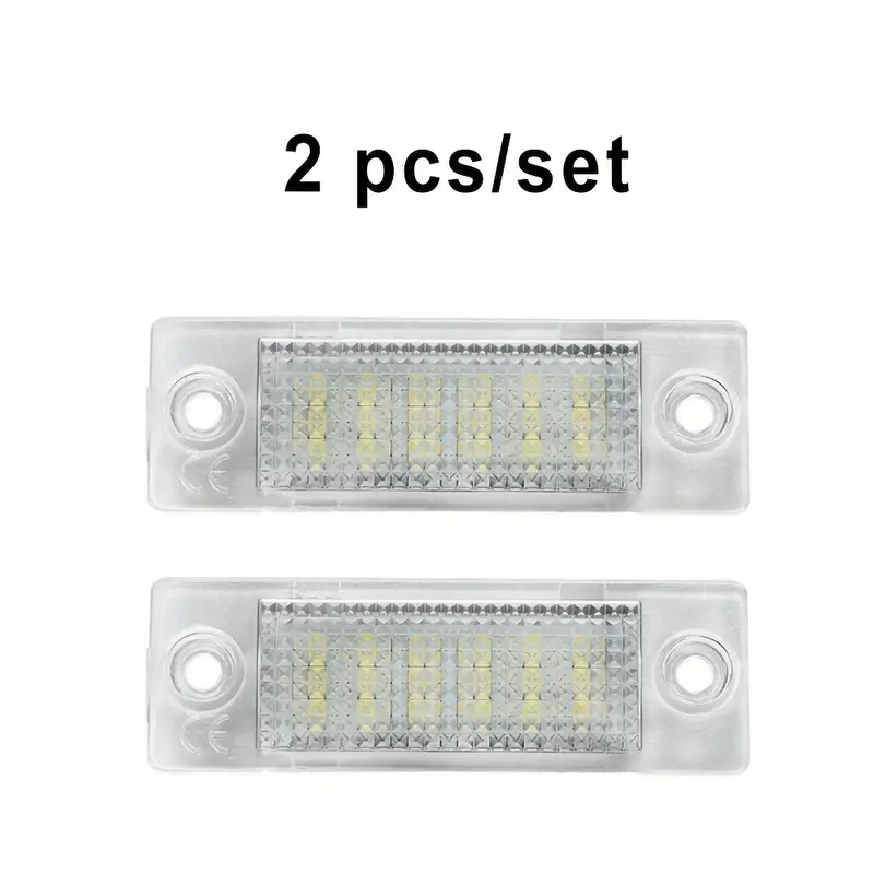 2 Stück 6500K LED-Kennzeichenleuchten Autolicht Für VW Transporter T5 Caddy  Multivan Touran