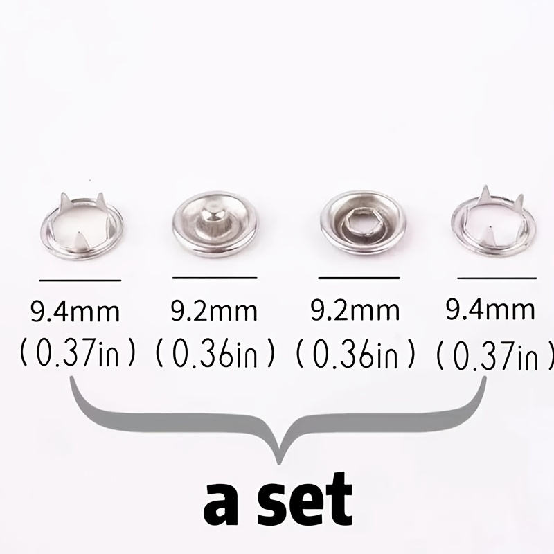 VENJA (LABEL) Thickened Snap Fasteners Kit  Metal Five Claw Buckle Set  with Hand Pressure Pliers Tool DIY Sewing Buttons Set for Clothing Sewing  and Crafting Revat Machine (Multicolor) : : Home