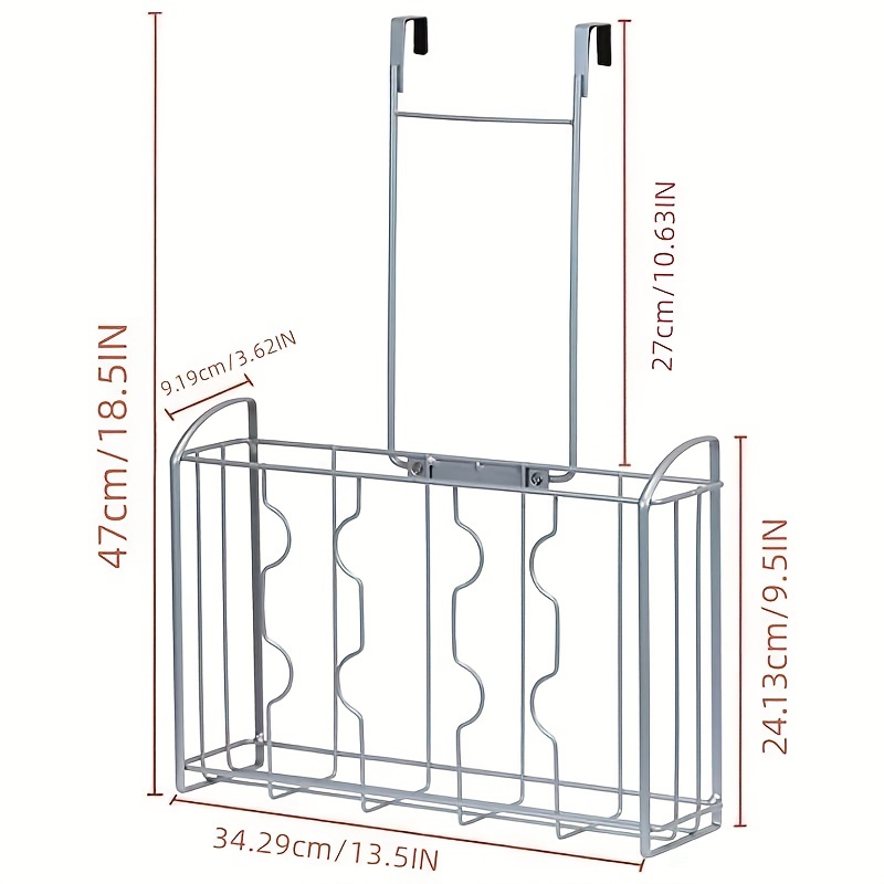  2 Pack - Simple Houseware Cabinet Door/Wall Mount Pot