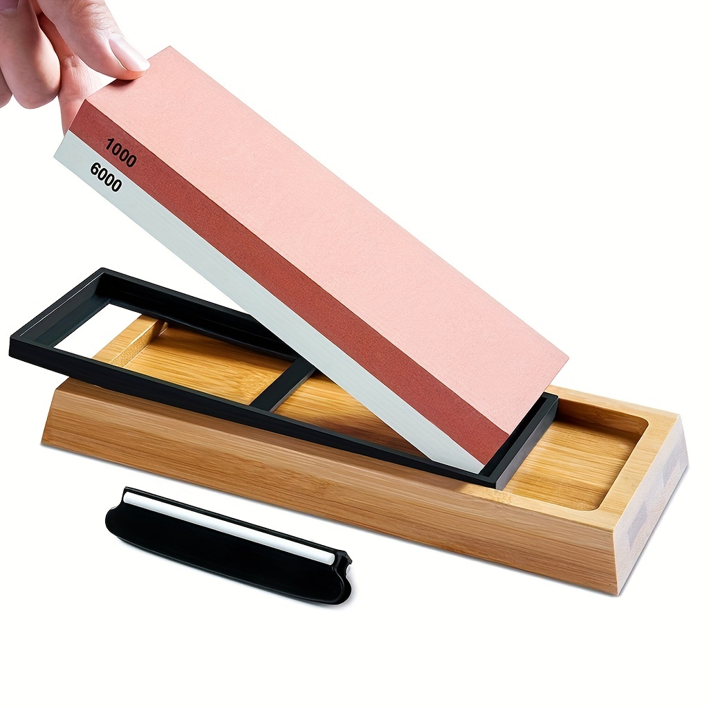 Knife Sharpening Kit 4 Side Grit Professional - Temu