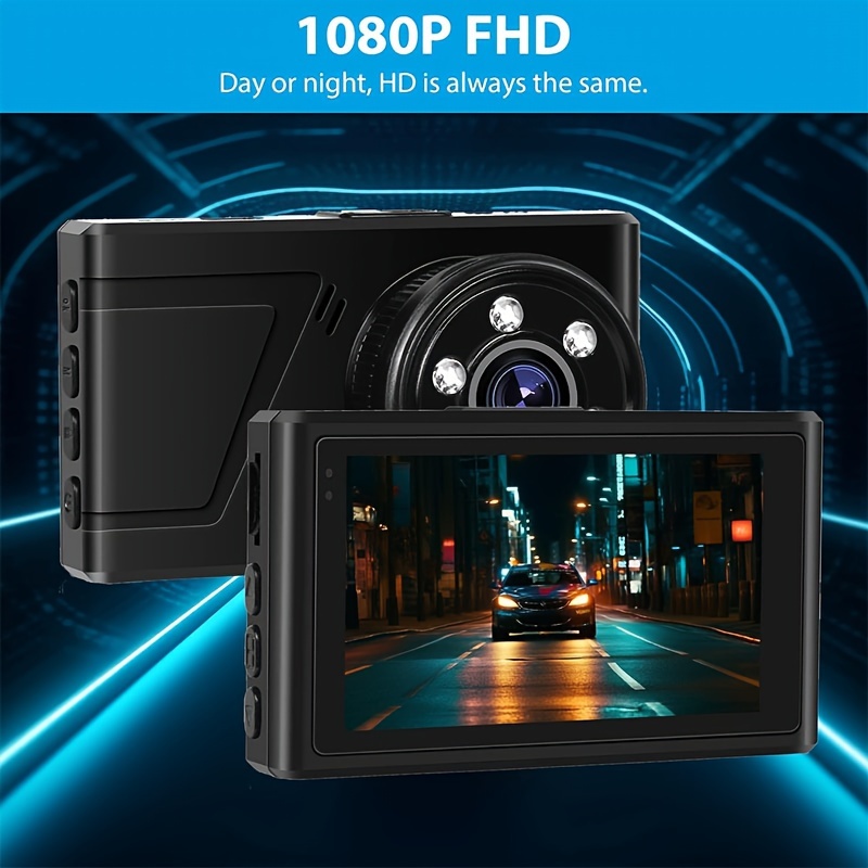  Dash Cam Front and Rear, Mini Dash Cam 1080P Full HD