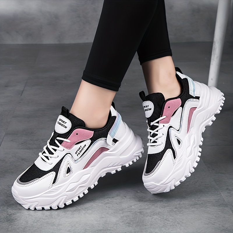 Womens Mesh Platform Breathable Sneakers - Temu