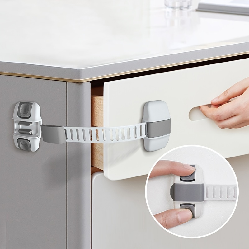 Child Safety Lock - Keep Your Baby Safe With Anti-clamp Cabinet &  Refrigerator Drawer Locks! - Temu South Korea