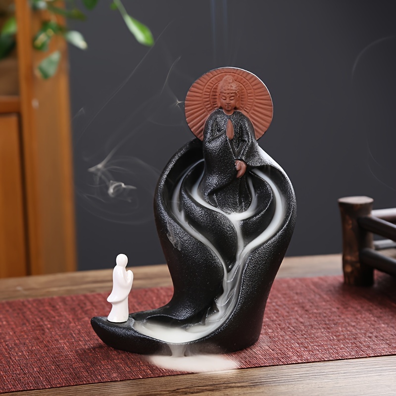 Backflow Incense Holder Waterfall Incense Burner - Temu Japan