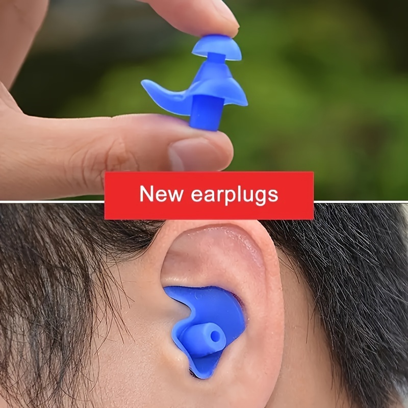 Swimming Ear Plugs Adults Waterproof Silicone Reusable - Temu Australia