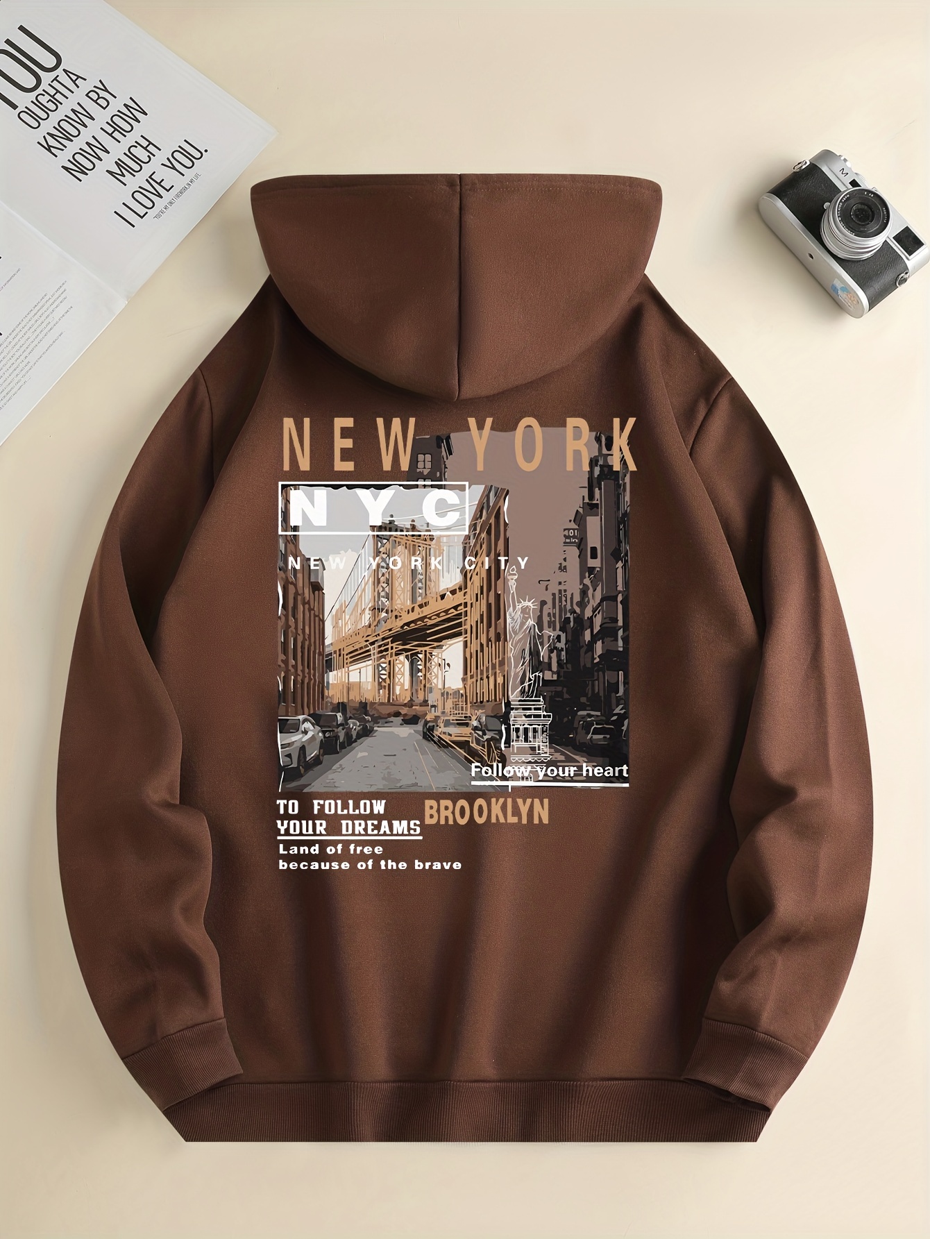 Camiseta Manga Longa New York - H&M
