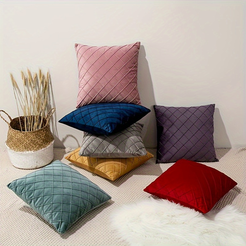 Hand woven Knotted Ball Pillow Soft Sherpa Home Decorative - Temu