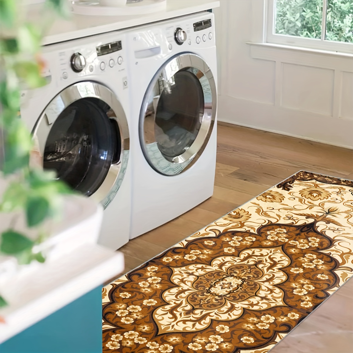 Water Absorbent Non-slip Laundry Room Rug, Machine Washable, Super