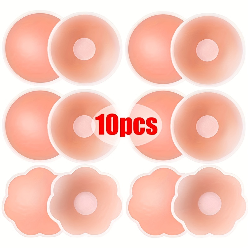 Reusable Silicone Nipple Covers, Strapless Invisible Self-adhesive Breast  Pasties, Women's Lingerie & Underwear Accessories