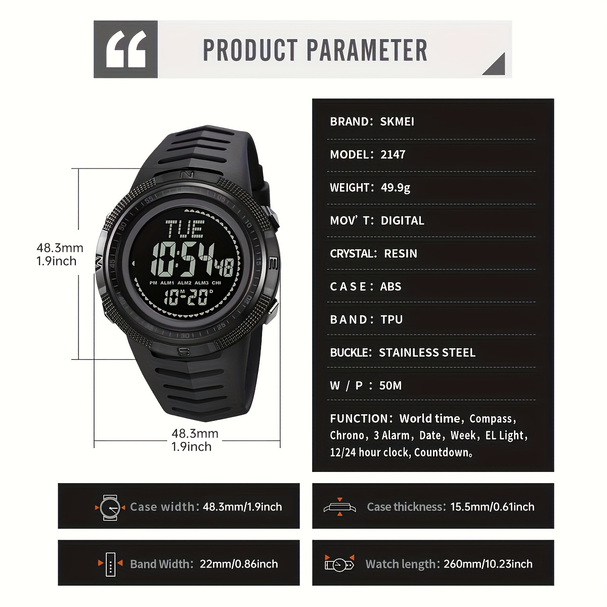 Skmei 1251 watch instructions sales pdf