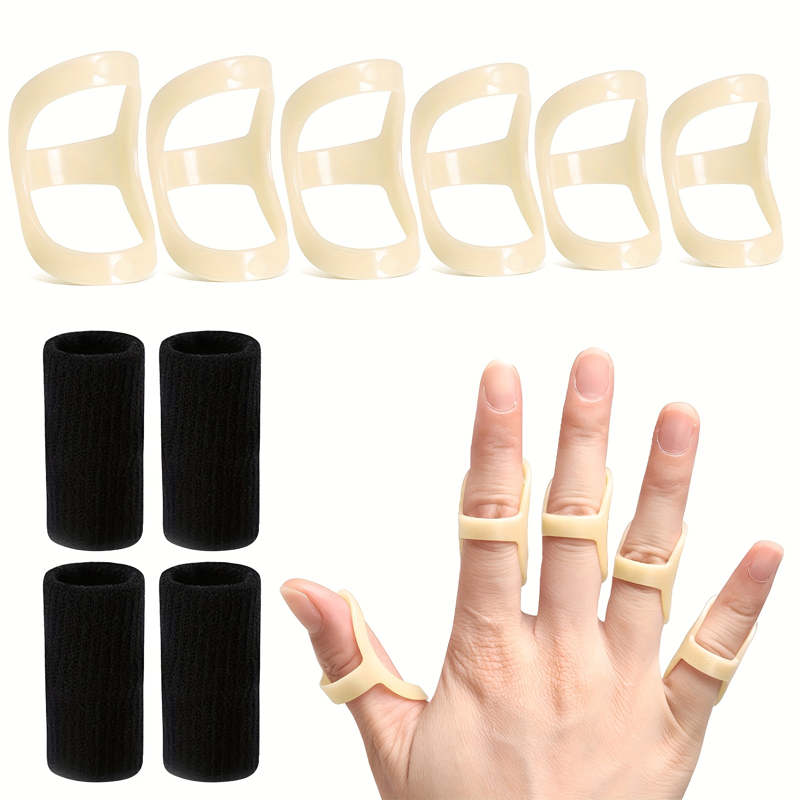 Generic Sumifun Finger Sleeves, 10 PCS Gel Finger Protector for