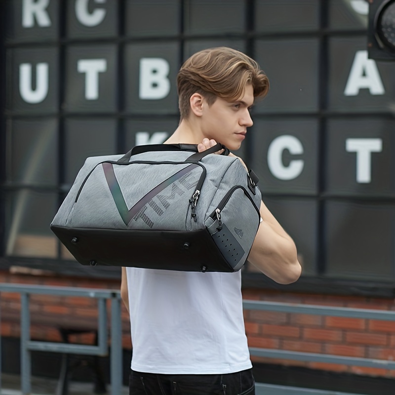 Large Capacity Duffel Bag Chest Bag Men Large Capacity Tote Bag Fashion  Short Distance Sports Bag Luggage Bag - Temu