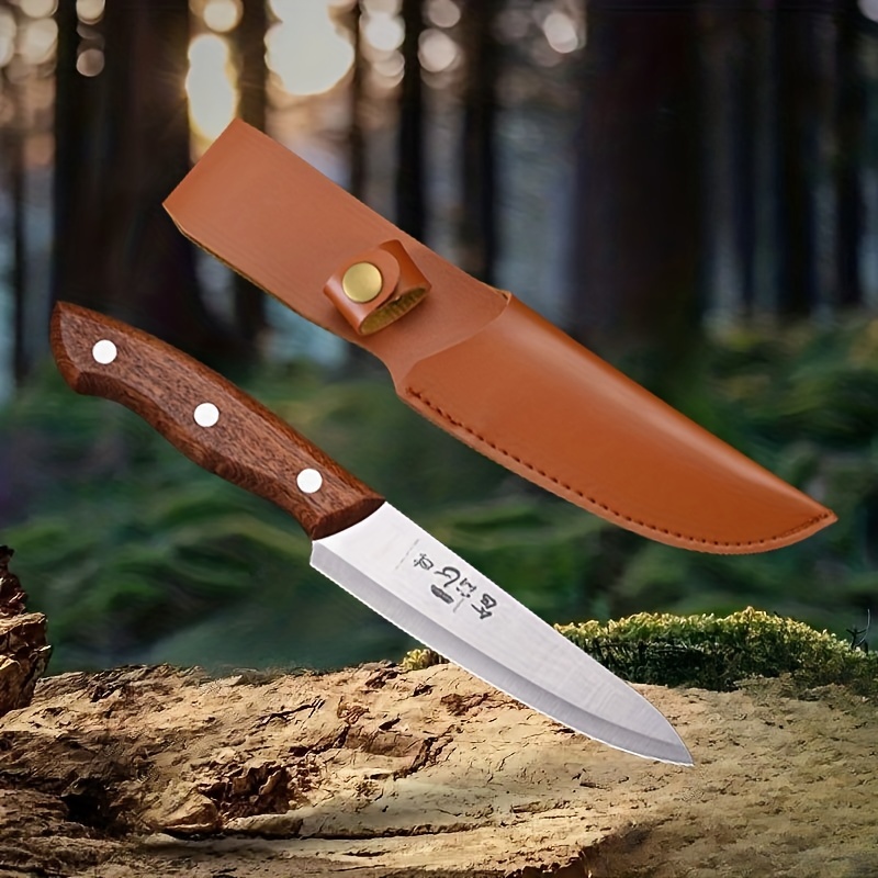 Small Kitchen Knife For Meat Vegetable Cutting, Portable Heavy Duty Bone  Chopping Knife, Dual-purpose Meat Bone Cutting Knife For Outdoor Camping  Hunting - Temu