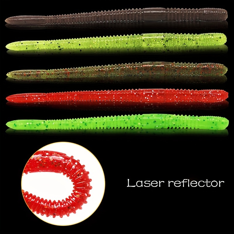 4 Colors Pfilerso Senko Worms Fishing Lure Kit Soft Plastic - Temu Australia