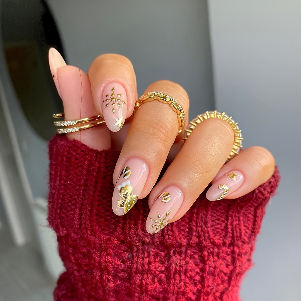 Gold Flakes For Nails - Temu