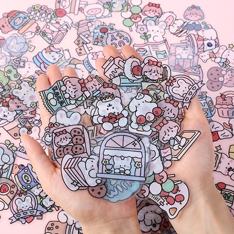 40 pcs Cute Pink Aesthetic Sticker Pack