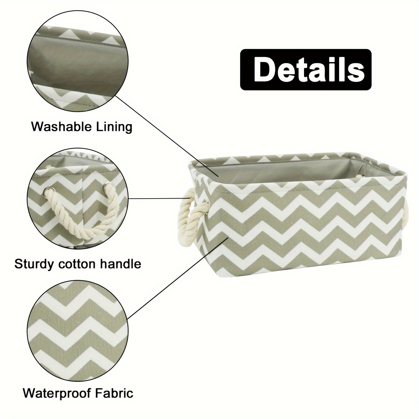 Small Storage Baskets Fabric Collapsible Gift Storage - Temu