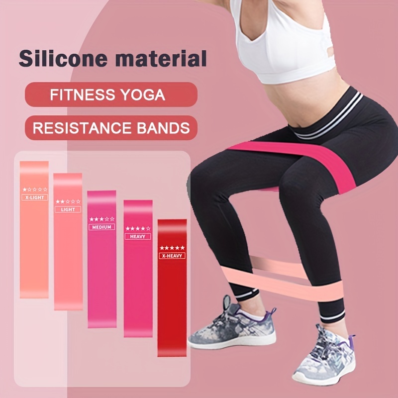 Bande de résistance - Elastique Yoga & Fitness, Silicone 