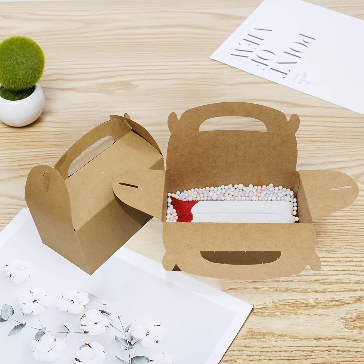  Cajas grandes para mudanzas, cajas de envío para embalaje, cajas  de regalo, cajas de regalo de papel kraft con tapas para regalos,  manualidades, bodas, cumpleaños, fiestas (19.9 x 15.7 x 15.7 