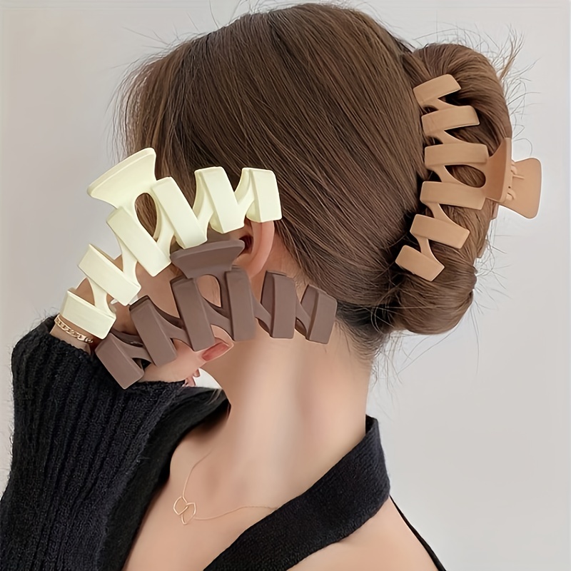 Hair Clips for Women and Girls, 4.3 Inch Nonslip Large Claw Clips, Strong  Hold Claw Hair Clips for Thick and Thin Hair, Big Hair Claw Clips for Long