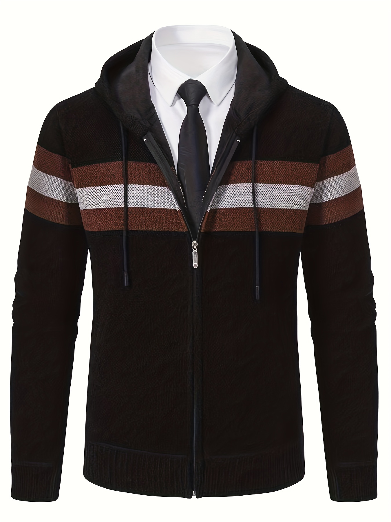 Chaqueta punto capucha, Moda hombre