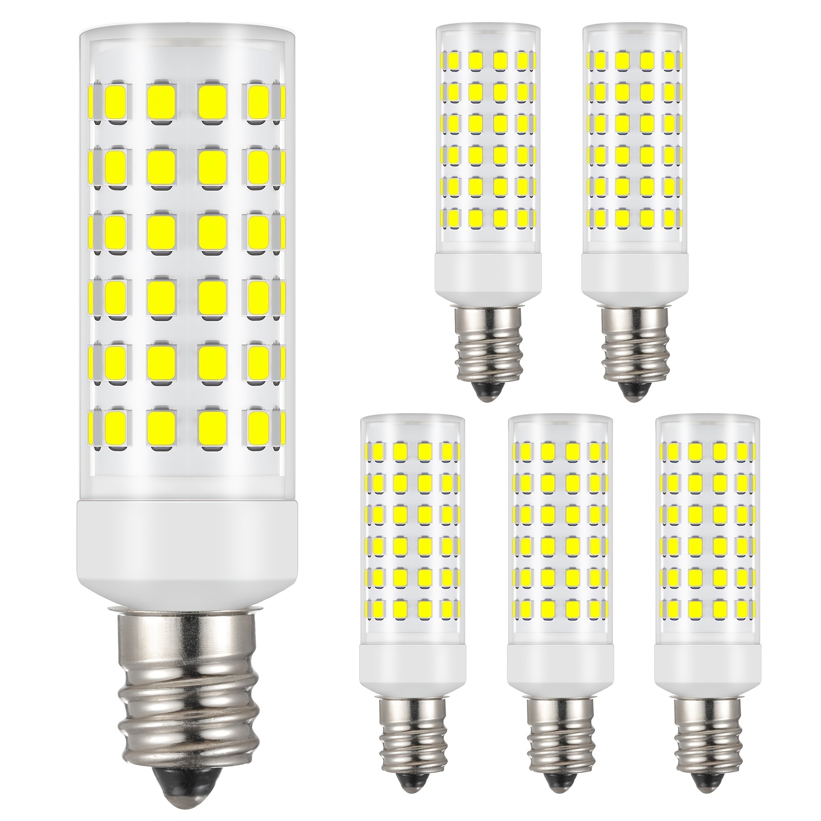 Bombillas LED E14, 16 W, no regulables, 120 W, equivalentes a halógenos,  1200 lúmenes, 2835SMD E14, bombilla LED de maíz CA 110 V para candelabros  de
