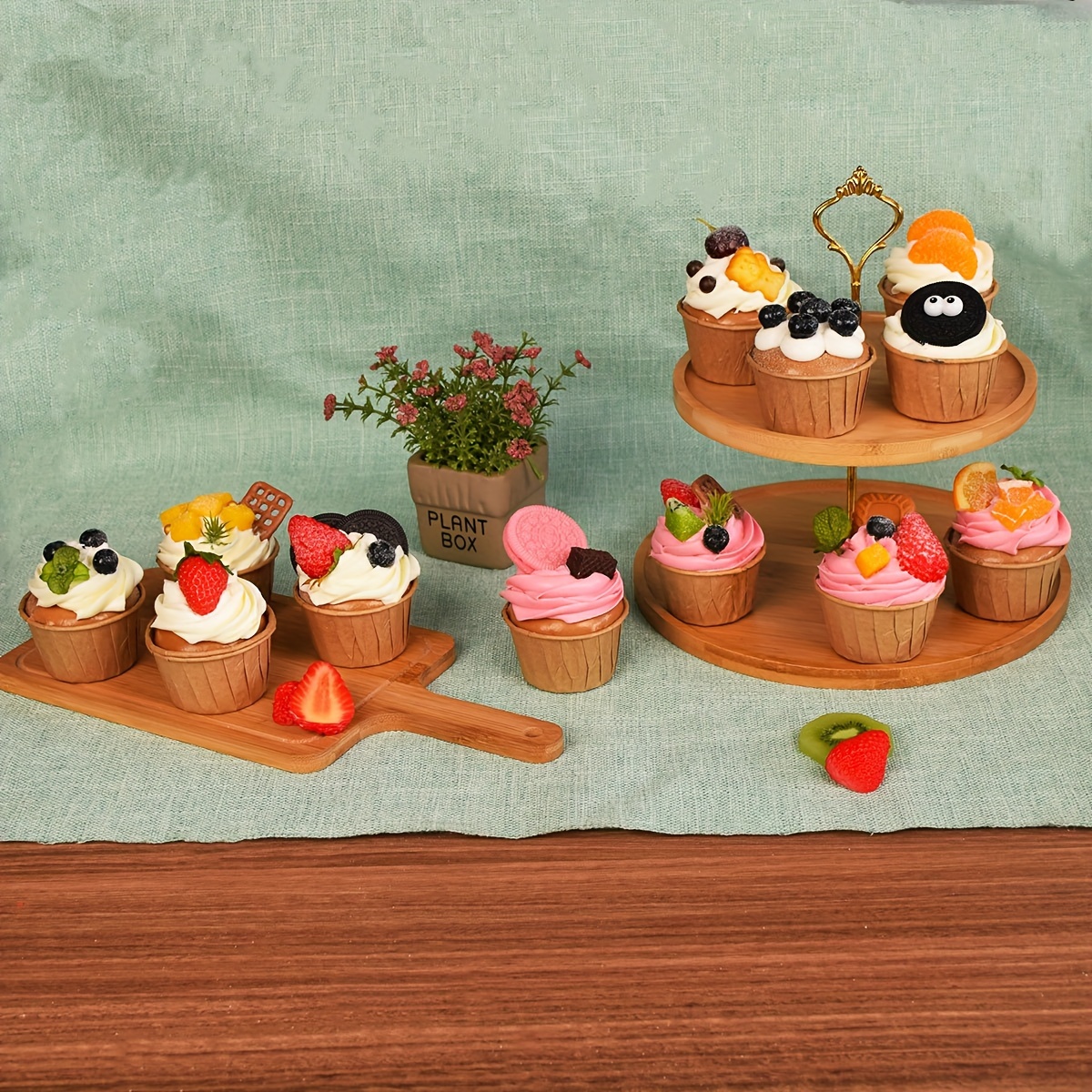 1pc Modello Cupcake Frutta Simulata Decorazioni Feste - Temu Italy