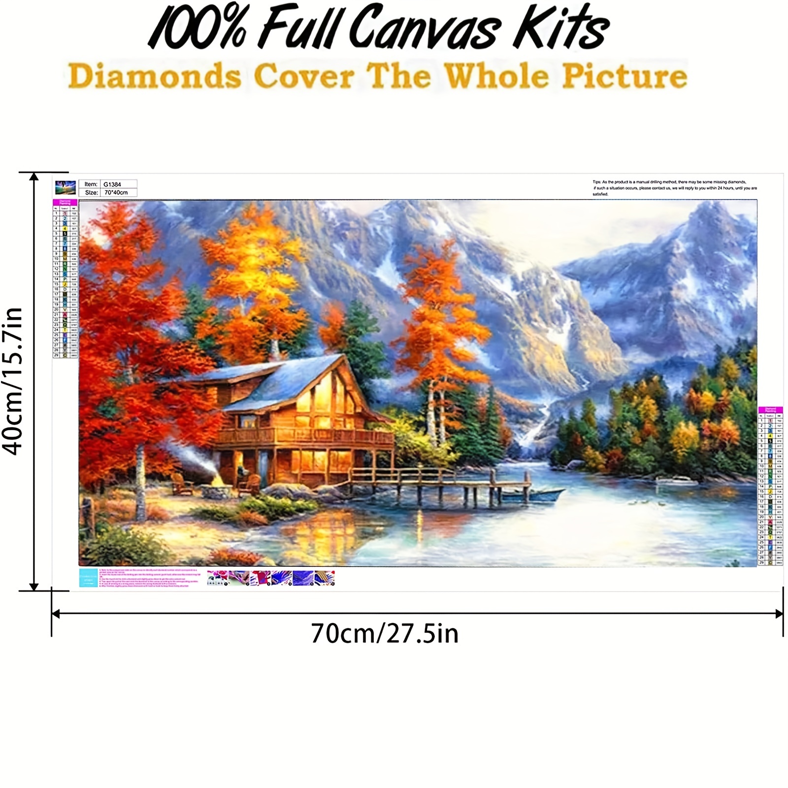  Mountain 5D Diamond Painting Kits For Adults